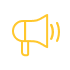 Icon illustration of a megaphone