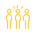 Icon illustration of a group of people